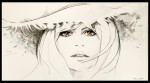 Brigitte Bardot Straw Hat 100 x 180 SOLD
